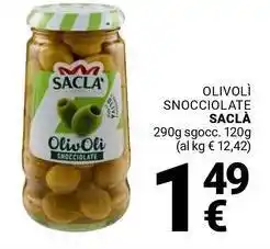 Supermercati Gulliver Olivolì snocciolate SACLÀ offerta