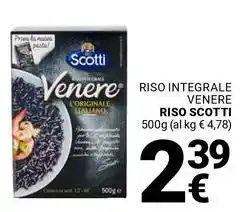 Supermercati Gulliver Riso integrale venere RISO SCOTTI offerta