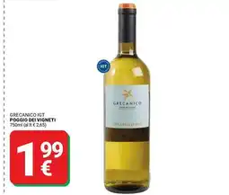 Supermercati Gulliver Grecanico igt POGGIO DEI VIGNETI offerta