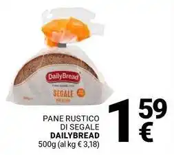 Supermercati Gulliver Pane rustico di segale DAILYBREAD offerta