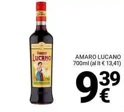 Supermercati Gulliver Amaro lucano offerta