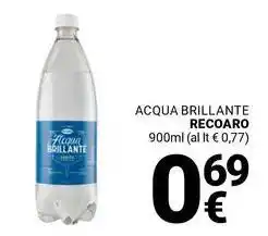 Supermercati Gulliver Acqua brillante RECOARO offerta