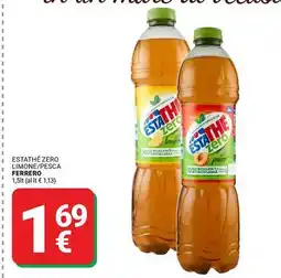 Supermercati Gulliver Estathé zero limone/pesca FERRERO offerta