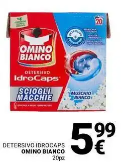 Supermercati Gulliver Detersivo idrocaps OMINO BIANCO offerta