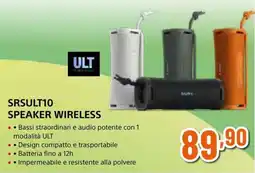 Expert SONY SRSULT10 SPEAKER WIRELESS offerta