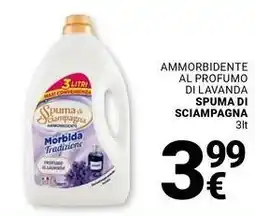 Supermercati Gulliver Ammorbidente al profumo di lavanda SPUMA DI SCIAMPAGNA offerta