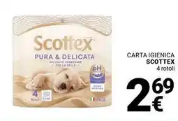 Supermercati Gulliver Carta igienica SCOTTEX offerta