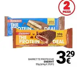 Supermercati Gulliver Barrette proteiche ENERVIT offerta