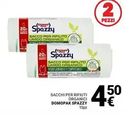 Supermercati Gulliver Sacchi per rifiuti organici DOMOPAK SPAZZY offerta