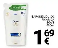 Supermercati Gulliver Sapone liquido ricarica DOVE offerta