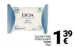 Supermercati Gulliver Salviettine struccanti LYCIA offerta