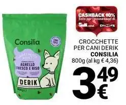 Supermercati Gulliver Crocchette per cani derik CONSILIA offerta