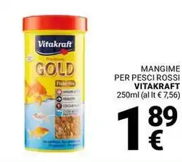 Supermercati Gulliver Mangime per pesci rossi VITAKRAFT offerta