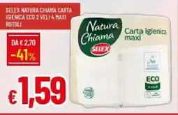 Galassia Selex natura chiama carta igienica eco offerta
