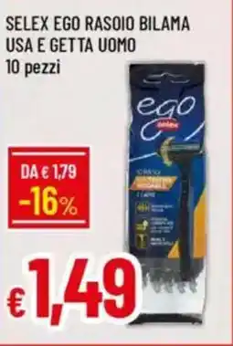 Galassia Selex ego rasoio bilama usa e getta uomo offerta
