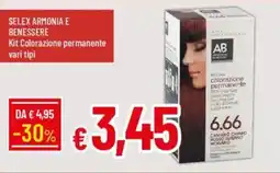 Galassia SELEX ARMONIA E BENESSERE Kit Colorazione permanente vari tipi offerta