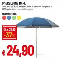 Galassia Ombrellone mare offerta