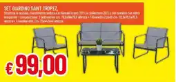 Set giardino saint tropez