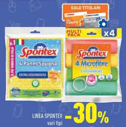 Conad Superstore Linea spontex vari tipi offerta
