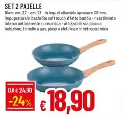 Galassia Set 2 padelle offerta