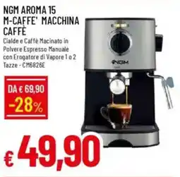 Galassia NGM AROMA 15 M-CAFFE' MACCHINA CAFFÈ offerta