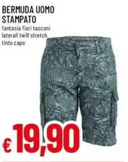 Galassia Bermuda uomo stampato offerta