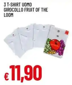 Galassia 3 t-shirt uomo girocollo fruit of the loom offerta