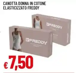 Galassia Canotta donna in cotone elasticizzato freddy offerta