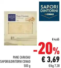 Conad Superstore Pane carasau SAPORI&DINTORNI CONAD offerta