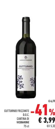 Conad Superstore Gutturnio frizzante D.O.C. cantina di vicobarone offerta