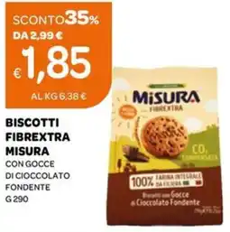 Ekom Biscotti fibrextra MISURA offerta