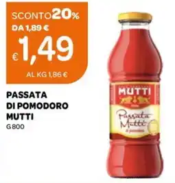Ekom Passata di pomodoro MUTTI offerta
