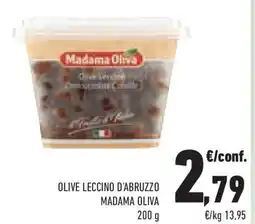 Conad Superstore Olive leccino d'abruzzo MADAMA OLIVA offerta