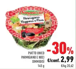 Conad Superstore Piatto unico parmigiano e noci DIMMIDISÌ offerta