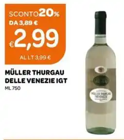 Ekom Müller thurgau delle venezie IGT offerta