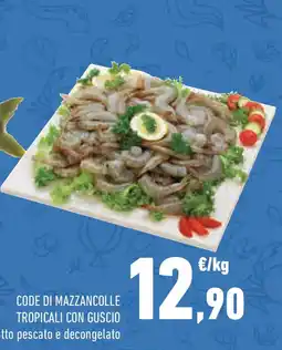 Conad Superstore Code di mazzancolle tropicali con guscio offerta