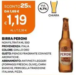 Ekom Birra PERONI offerta