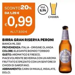 Ekom Birra gran riserva PERONI offerta