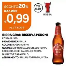 Ekom Birra gran riserva PERONI offerta