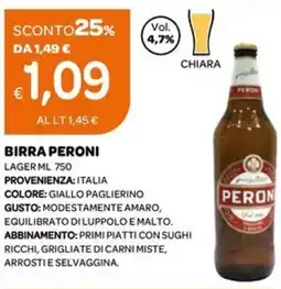 Ekom Birra PERONI offerta