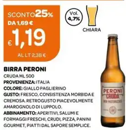 Ekom Birra PERONI offerta
