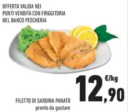 Conad Superstore Filetto di sardina panato offerta
