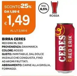 Ekom Birra CERES offerta