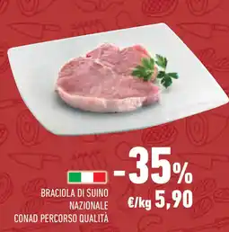 Conad Superstore Braciola di suino nazionale conad percorso qualità offerta