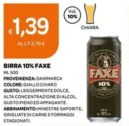 Ekom Birra 10% FAXE offerta