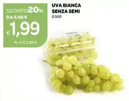 Ekom Uva bianca senza semi offerta