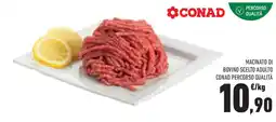 Conad Superstore Macinato di bovino scelto adulto conad percorso qualità offerta