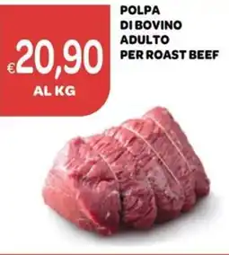 Ekom Polpa di bovino adulto per roast beef offerta