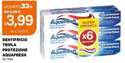 Ekom Dentifricio tripla protezione AQUAFRESH offerta