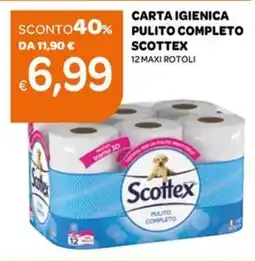 Ekom Carta igienica pulito completo SCOTTEX offerta